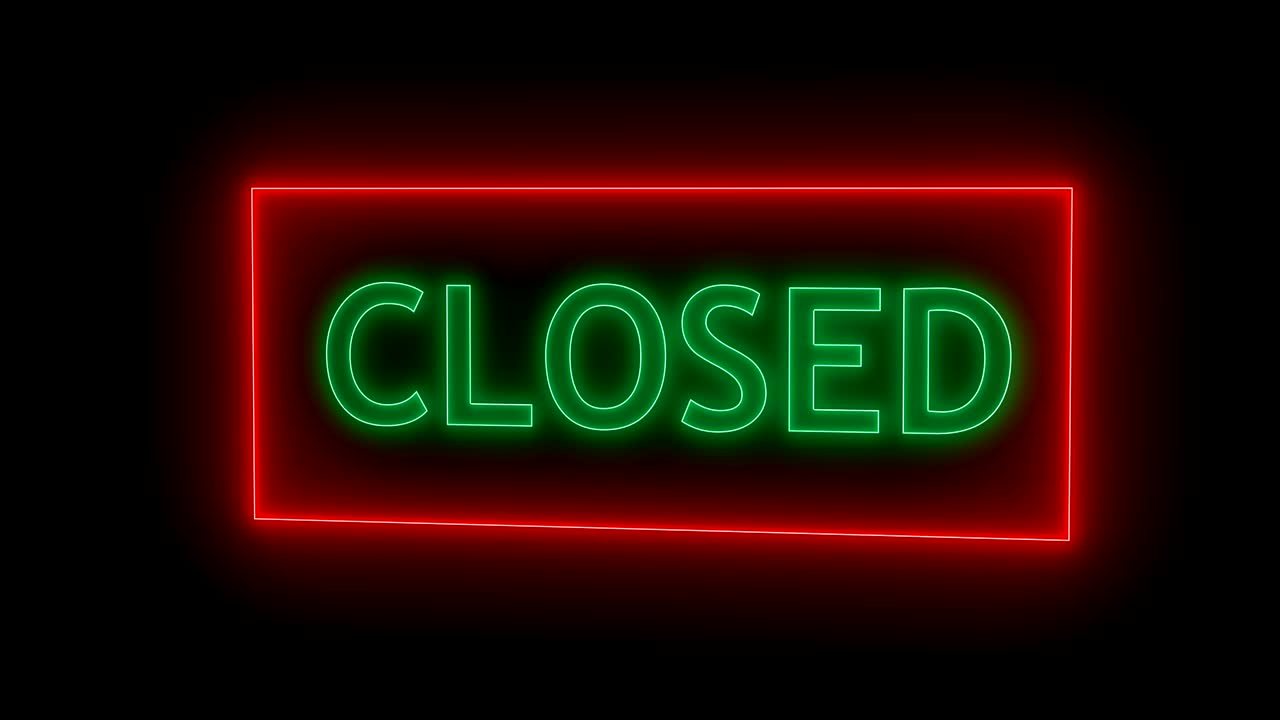 네온 표지판 3d 렌더링