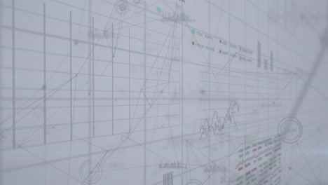 animación de las estadísticas y procesamiento de datos financieros
