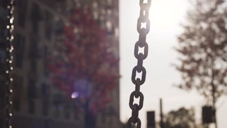 chain in urban setting