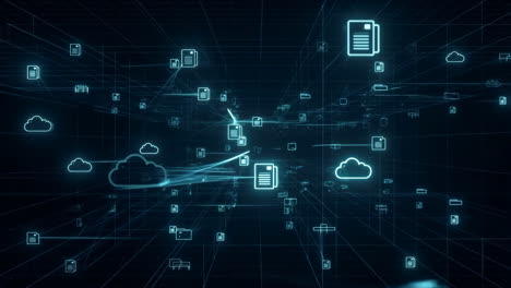 digital cloud data network and file transfer