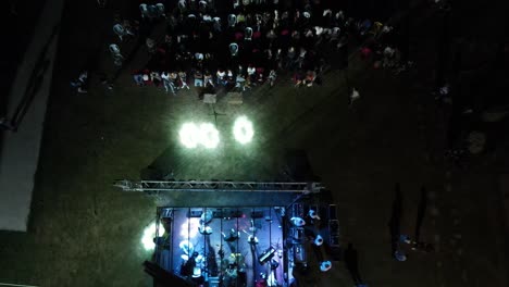 stage show overhead view