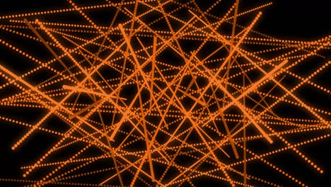 orange color dot shape pattern animation motion graphics