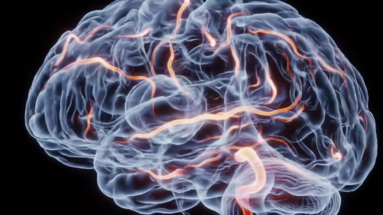 Exploring the Complex Networks of the Human Brain through Detailed Visualization: A Close-Up View of Neural Pathways and Brain Activity