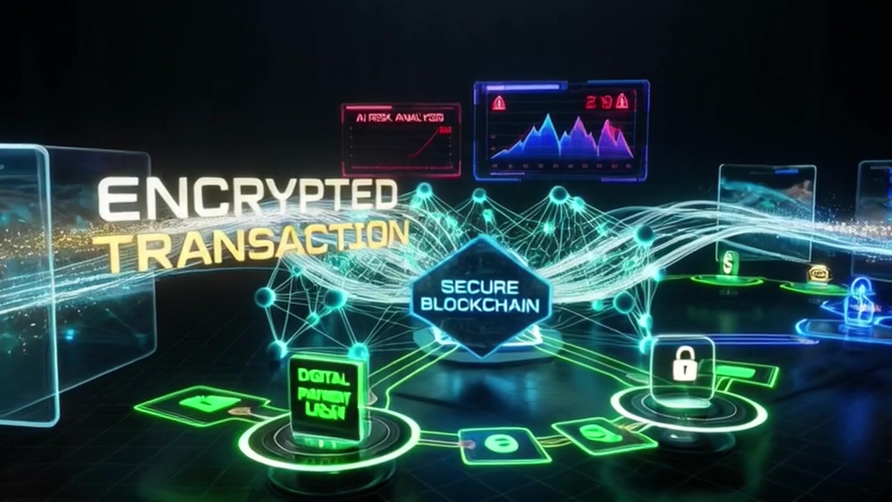 Digital Visualization of Secure Blockchain and Encrypted Transactions