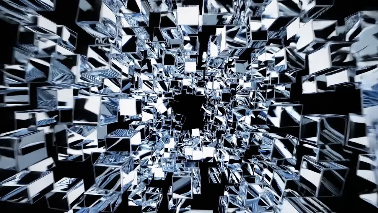 Abstract Cube Tunnel