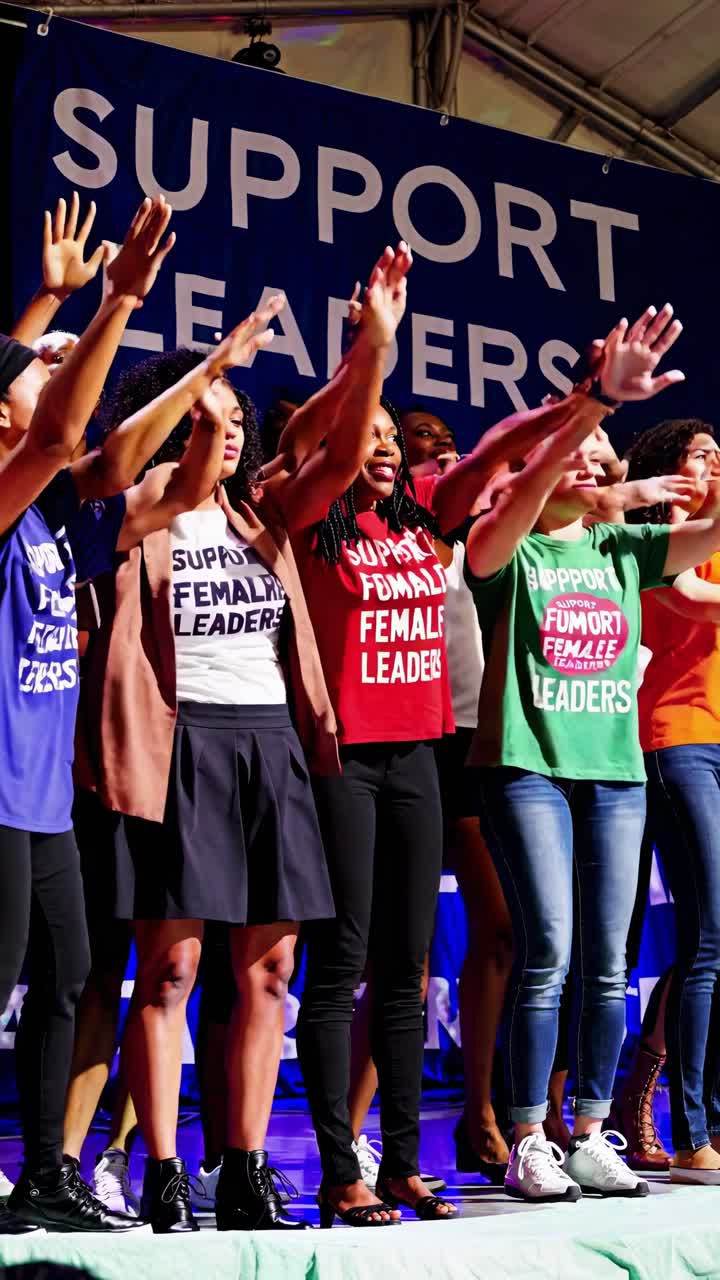 mujeres que apoyan a mujeres líderes