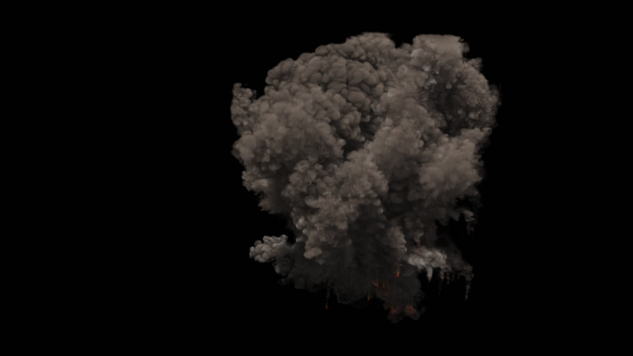 efectos visuales de la explosión