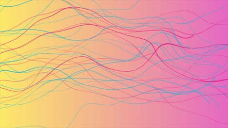 colorful pastel wavy lines abstract minimal motion background
