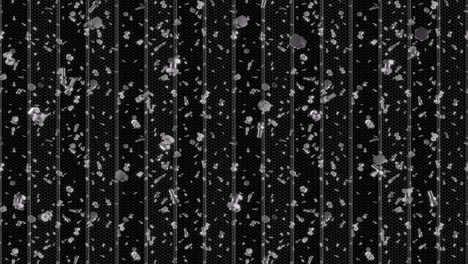nuts bolts background loop tile falling