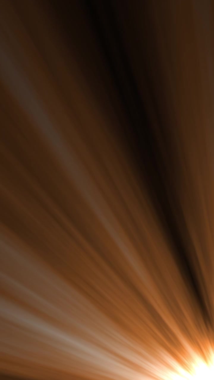Abstract Warm Light Rays and Lens Flare Effect