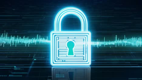 digital security padlock
