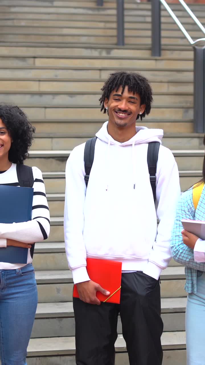 Diverse Group of Students on Campus