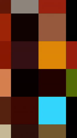 abstract pattern of squares in various colors