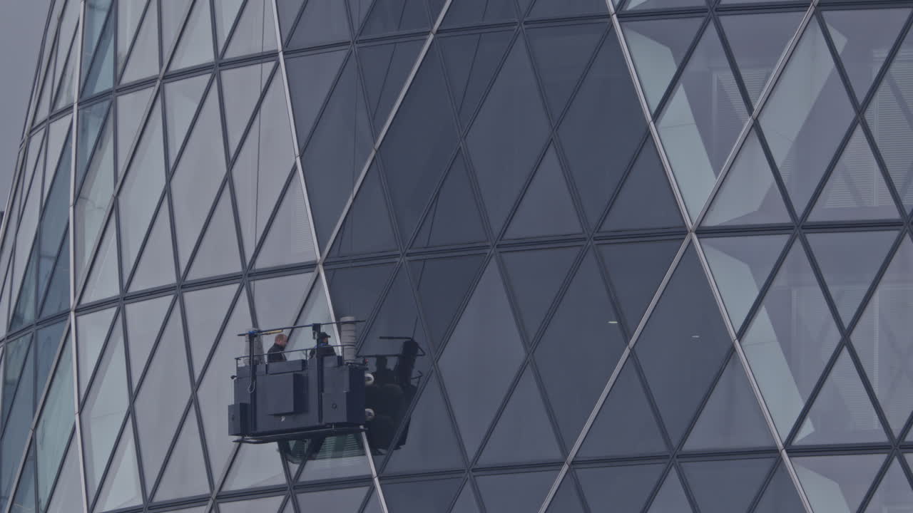 런던 시의 마천루 스카이 라인