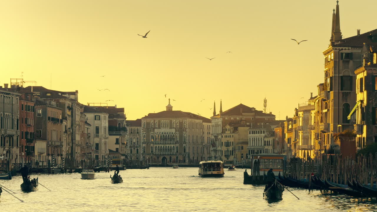 Sunset on the Venetian Canals