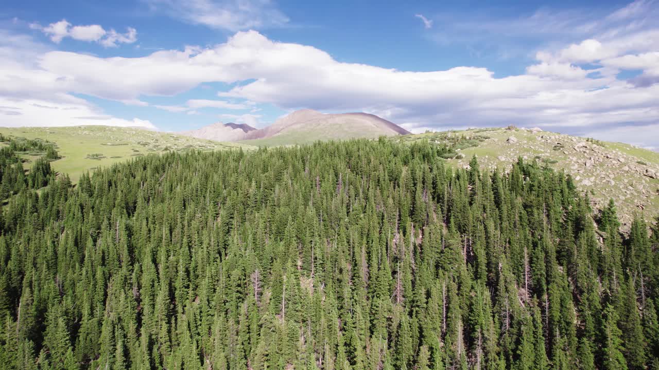 Vista aerea del Monte Bierstadt, Colorado.