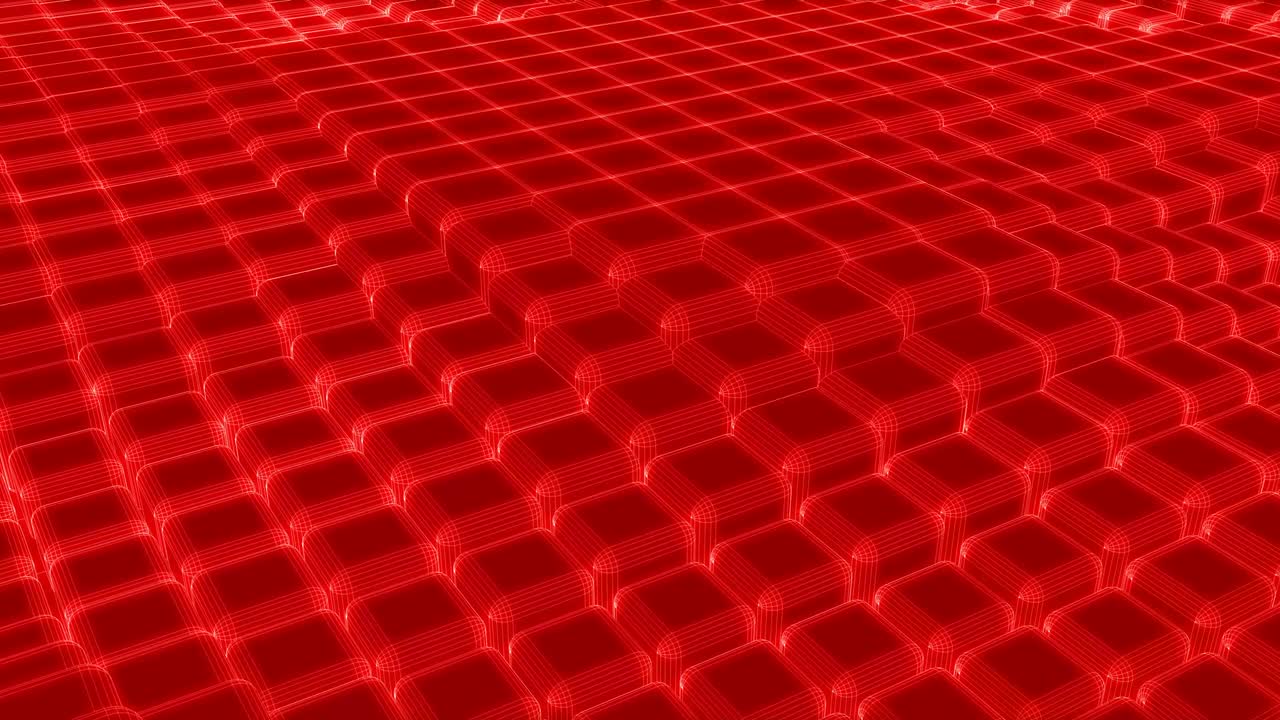 el bucle de la estructura del cubo isométrico