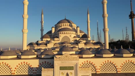 camlica camii, istanbul drone footage