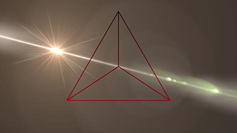 animation of light spots and shapes on black background