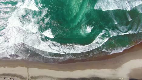 turquoise water meets paradise parangtritis beach, indonesia, top view aerial