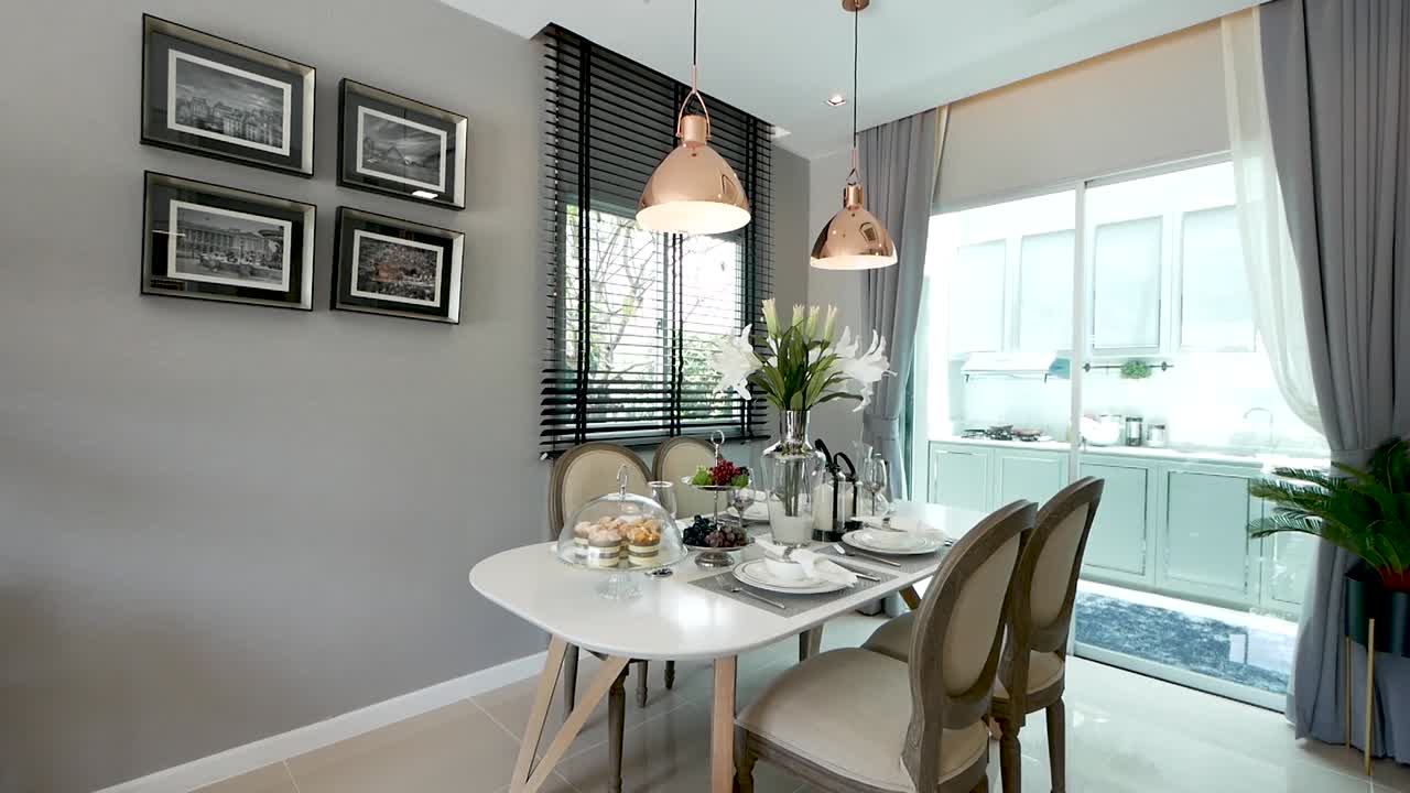 Elegant and Stylish Kitchen Area and Living Area Walkthrough