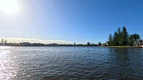 boat journey through gold coast waterways