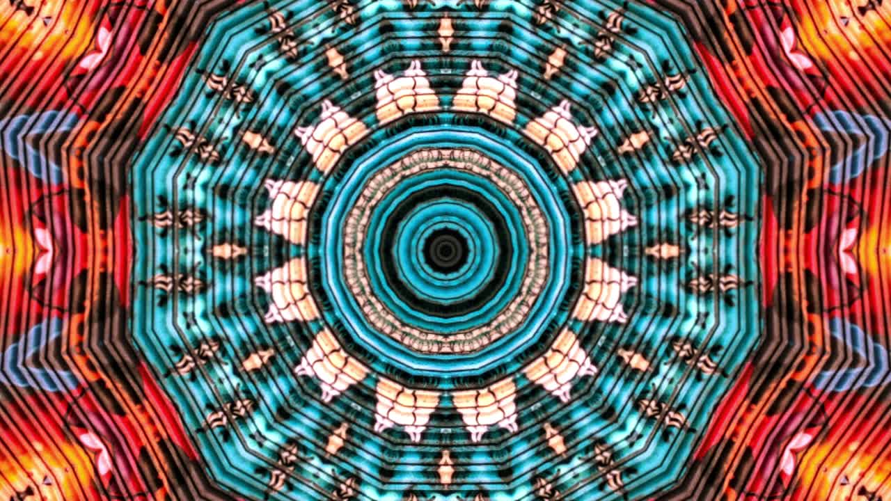 caleidoscopio abstracto con diferentes colores