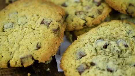 galletas giratorias de trozos de chocolate (con un bucle sin costuras)