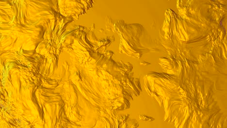 abstract gold liquid with animated reflections. golden wave and ripple motion background.