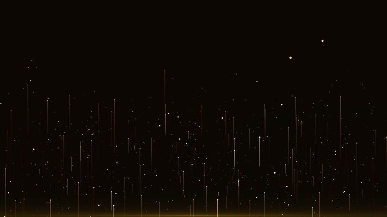 4k background of luxury golden particle stripes elegant particle rain gorgeous awards ceremony video