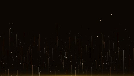 4k background of luxury golden particle stripes elegant particle rain gorgeous awards ceremony video