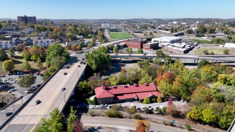 highways and traffic in knoxville tennessee aerial