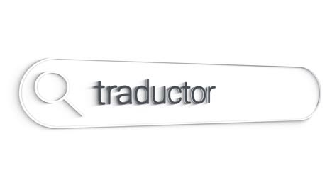 buscar información sobre traductor en el navegador de internet. escribir en una línea de búsqueda en la computadora. concepto de red de información de datos con barra de búsqueda en blanco.