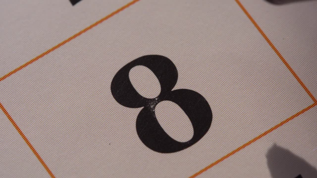 달력에서 날짜를 빨간 마커로 표시하는 것