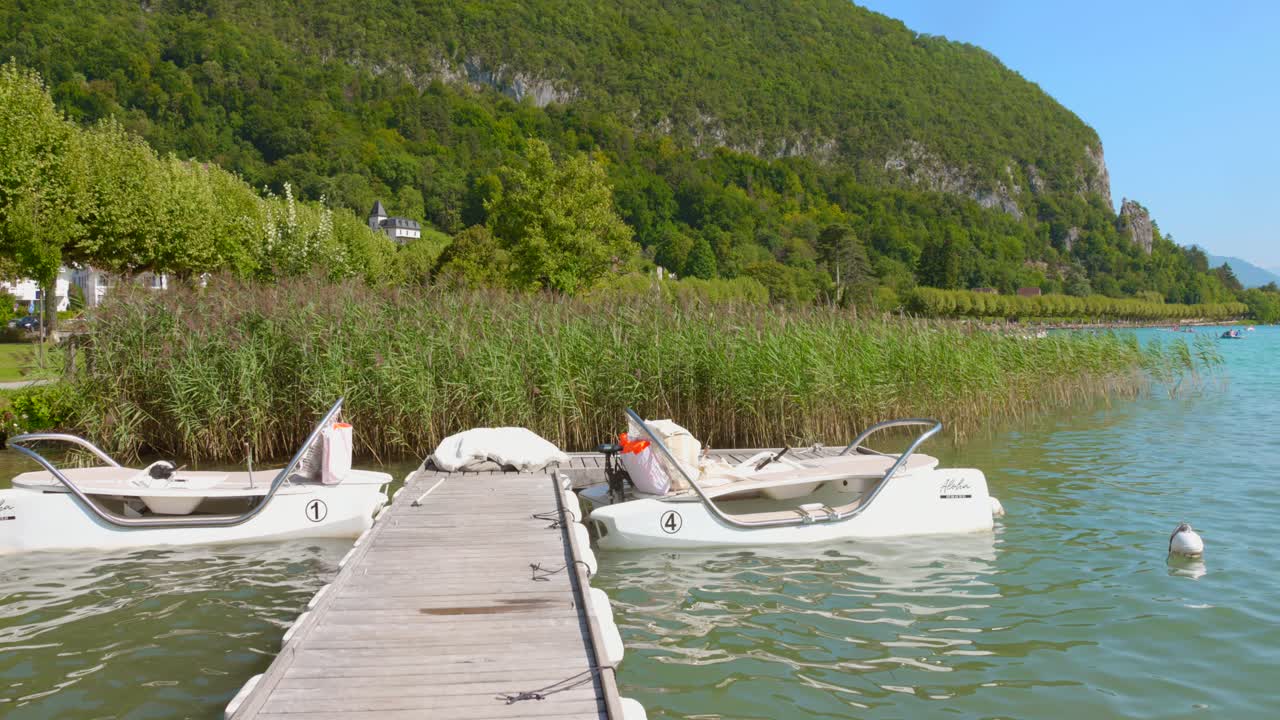 Summer Day at a Lakeside Mountain Resort