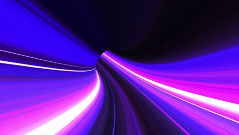 abstract neon tunnel