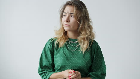woman experiencing anxiety or frustration