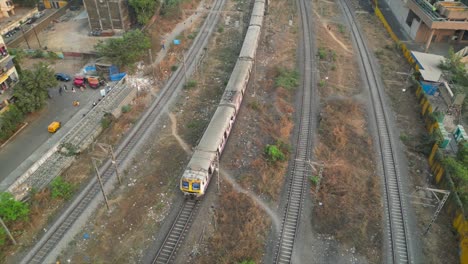 train follow by drone new mumbai seawoods darave