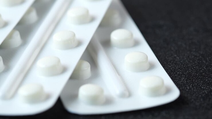 White Pills in Blister Packs