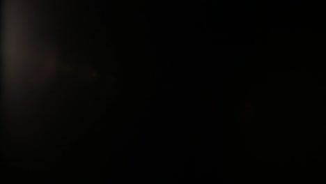 efecto de destello de luz con fondo negro