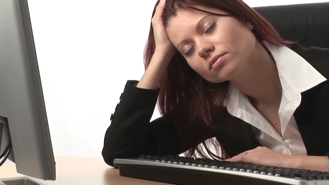 Filmati di repertorio: Persona che si addormenta