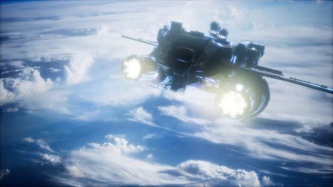 el transbordador espacial despegando en una misión