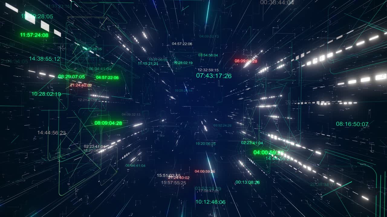 Futuristic CG Animation Background