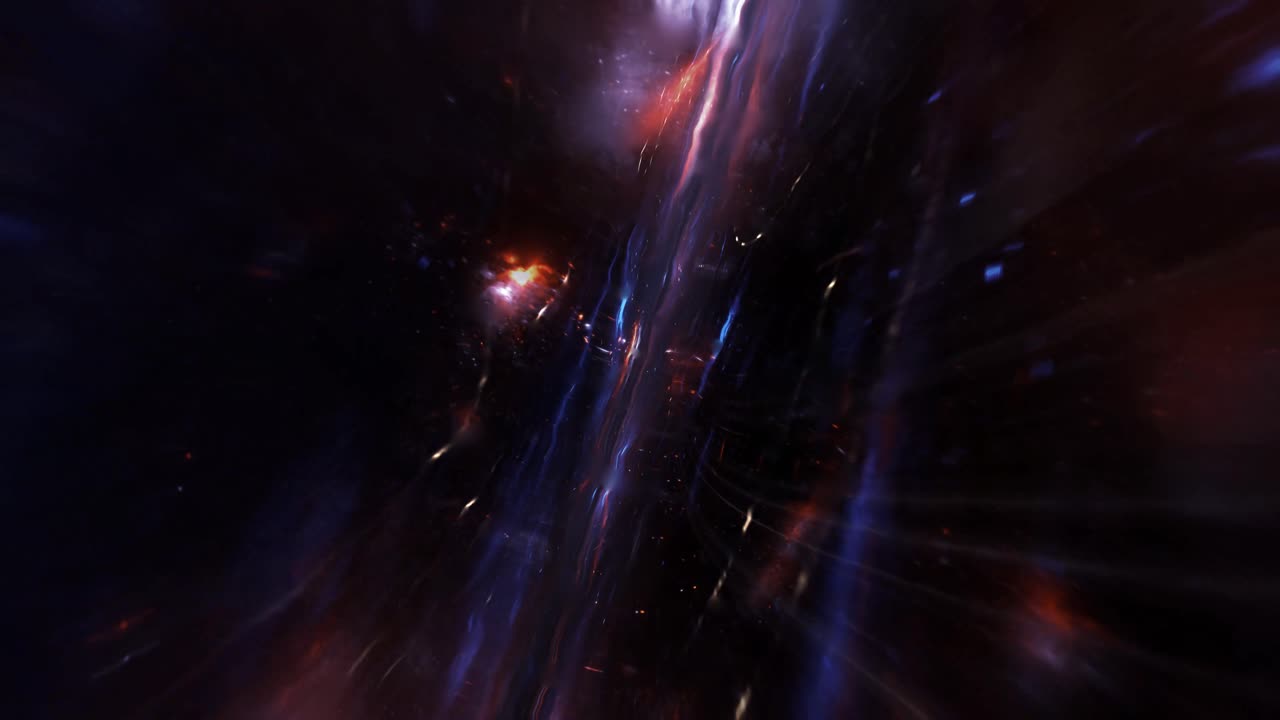 Multiverse, Universe Warp, Wormhole. Seamless Loop