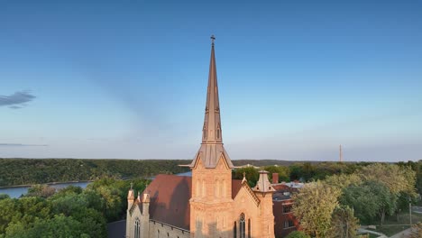 sunset view of grand st