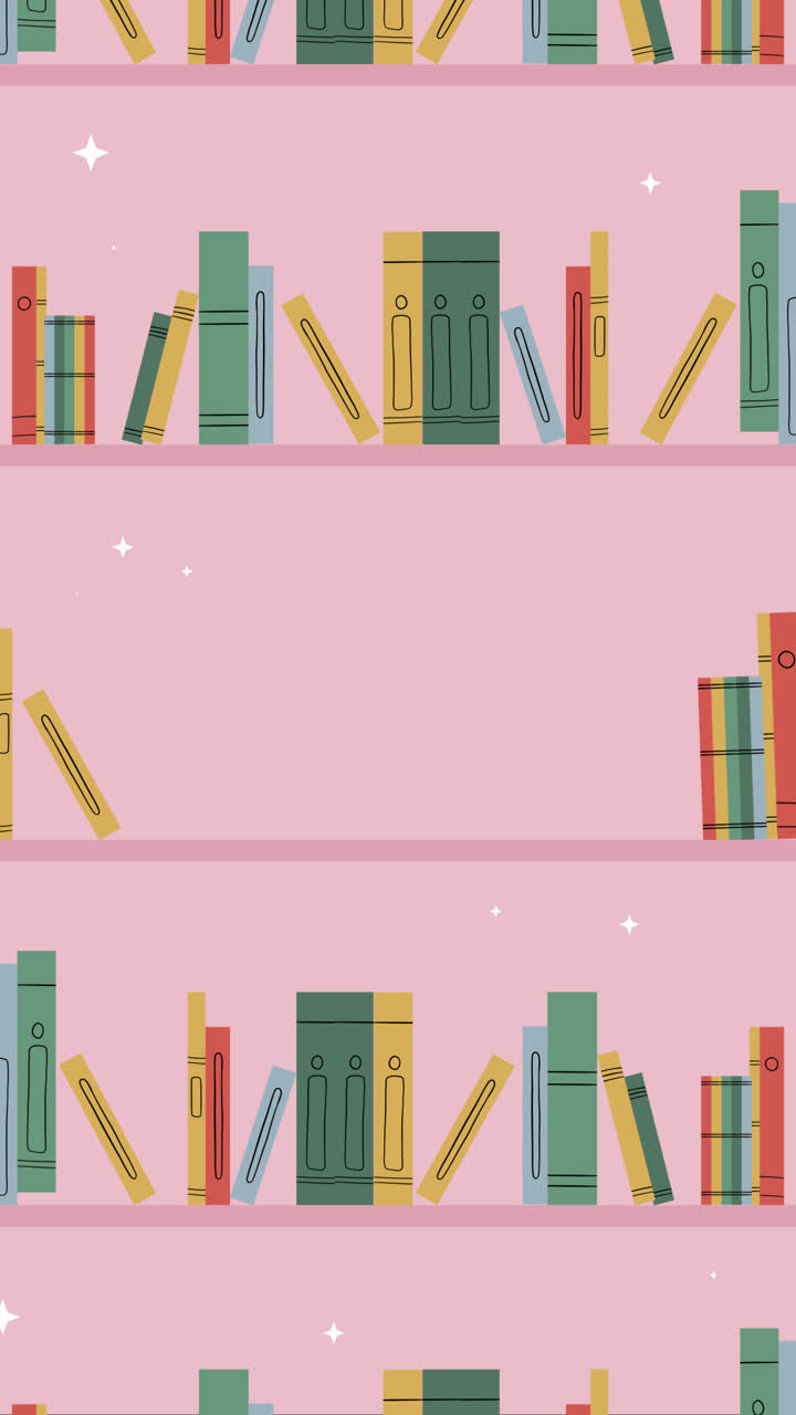 рисунок книжной полки