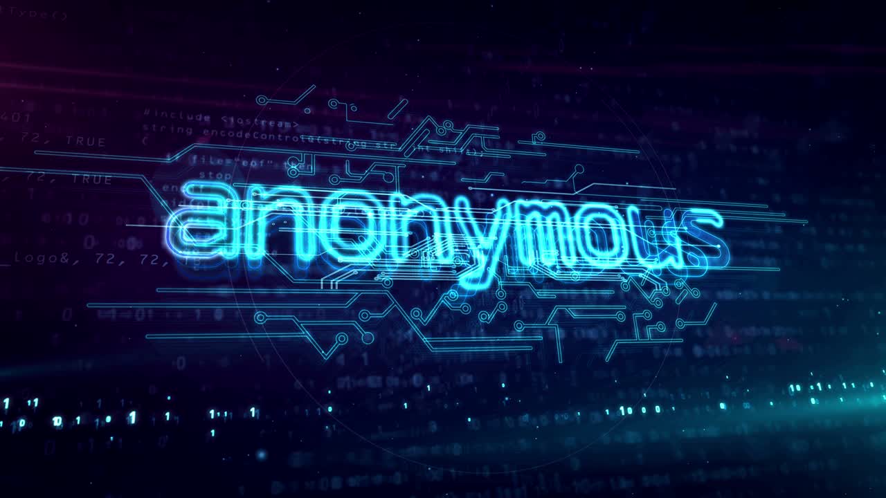 익명의 추상적인 루프 가능한 애니메이션