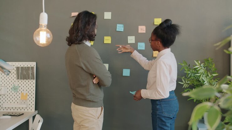 Business Team Brainstorming Session