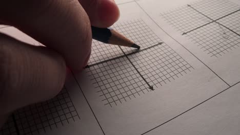 Prueba-De-Matemáticas-Y-Tareas-Para-La-Escuela-Secundaria-Graficar-Y-Trazar-Puntos-Para-Funciones-Unidad-De-Matemáticas-Y-Escribir-Con-Lápiz-Sobre-Papel-Respondiendo-Preguntas-Función-Gráfica