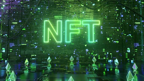 nft digital art illustration